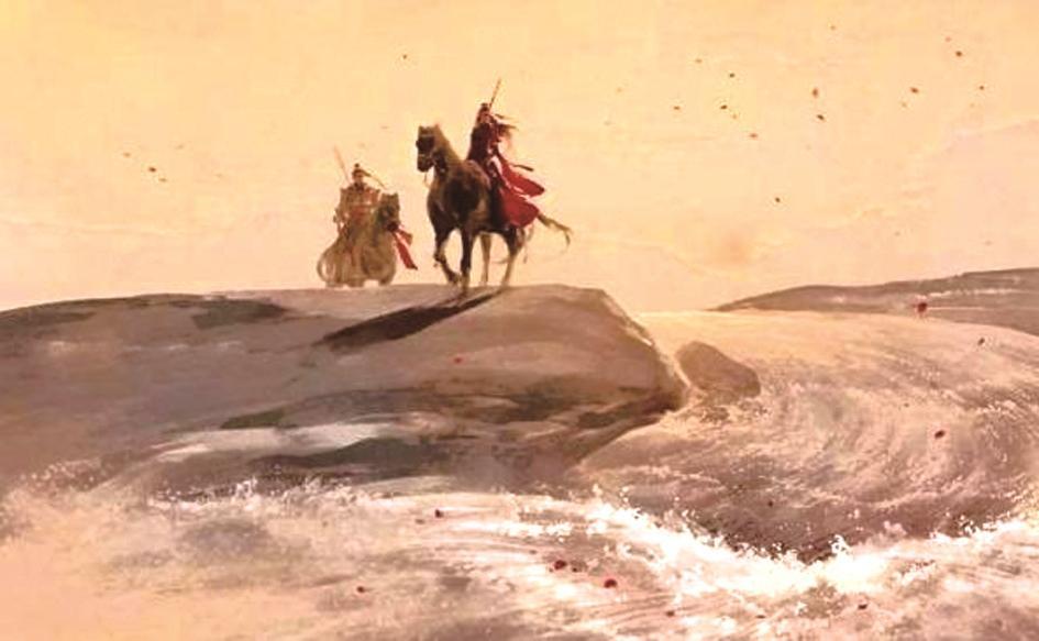 当 一个人 遇上两条河