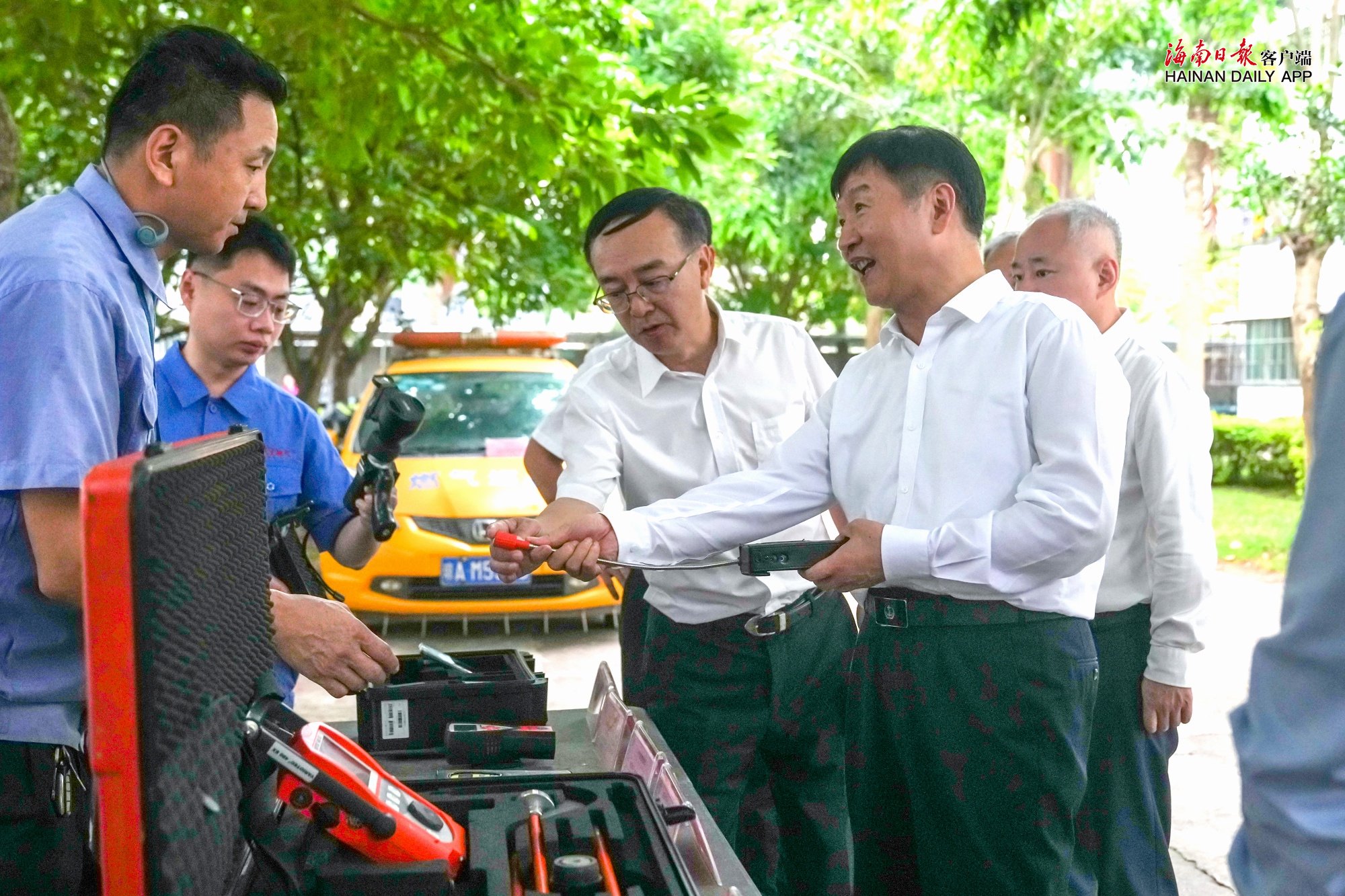 刘小明在海口市调研检查中央生态环保督察反馈问题和燃气安全隐患问题