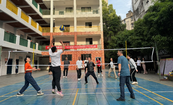 九江实验中学举行2024年教职工气排球比赛