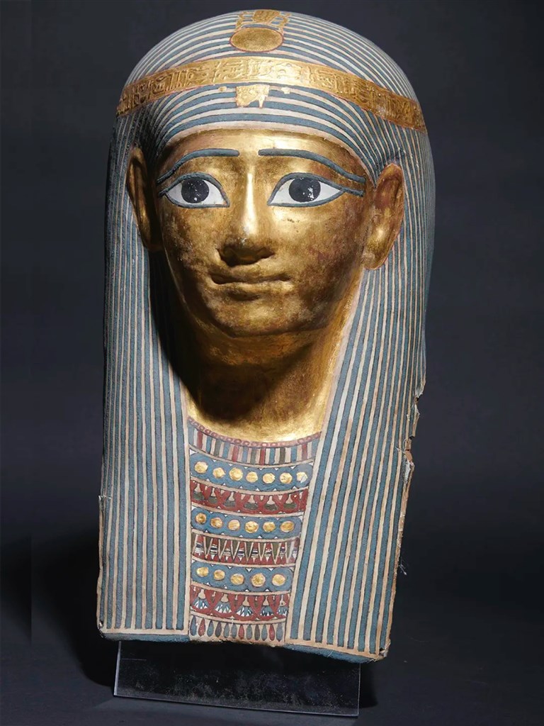 木乃伊面具 卡托内支（Cartonnage） 后期埃及（公元前664-332年） 埃及国家博物馆