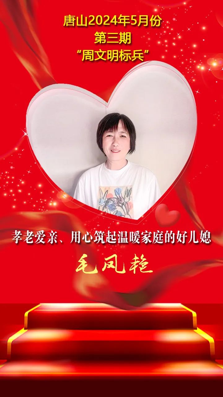 "双争"光荣榜丨唐山2024年5月份第三期"周文明标兵"名单发布|唐山市