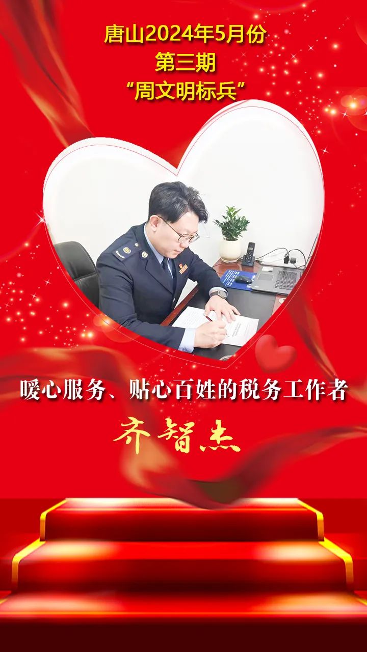 "双争"光荣榜丨唐山2024年5月份第三期"周文明标兵"名单发布|唐山市