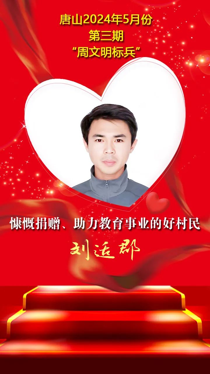 "双争"光荣榜丨唐山2024年5月份第三期"周文明标兵"名单发布