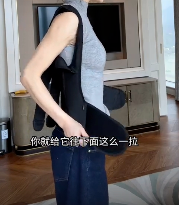 女明星一穿就变"仙气美女",打工人却被勒得想吐像上刑|驼背_新浪财经