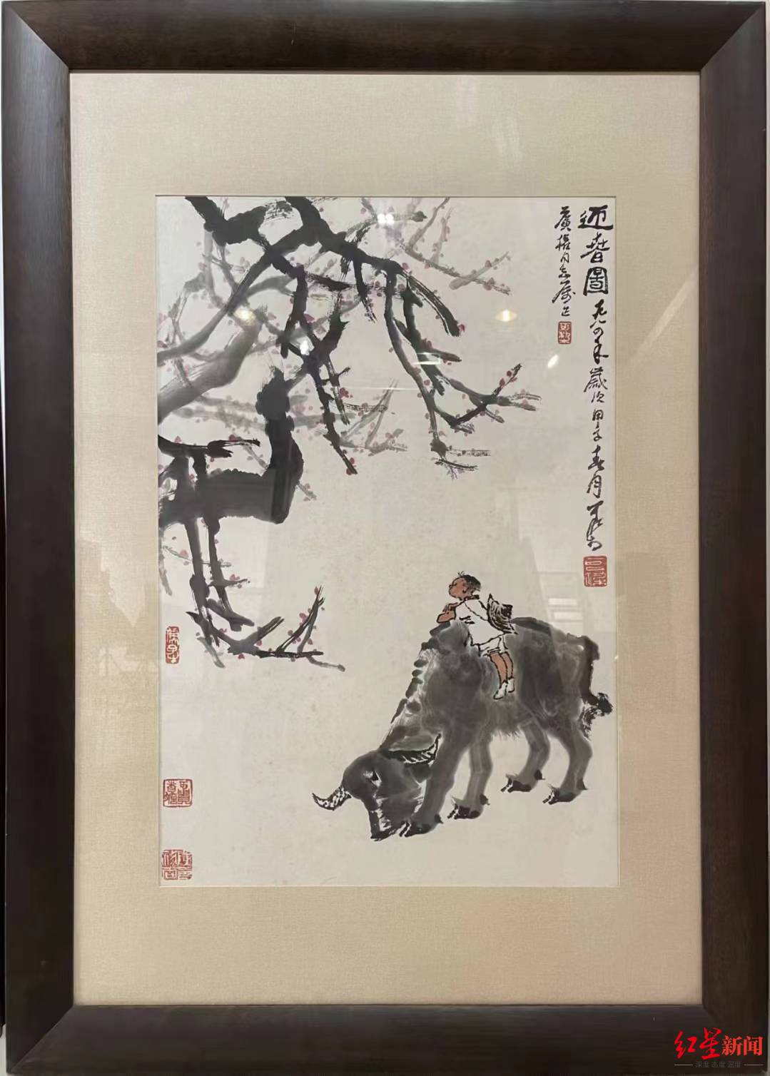 ▲张先生拍到的画作