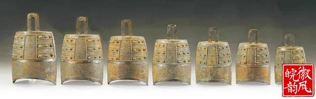 武王墩一号墓出土的铜编钟。淮南市博物馆供图
