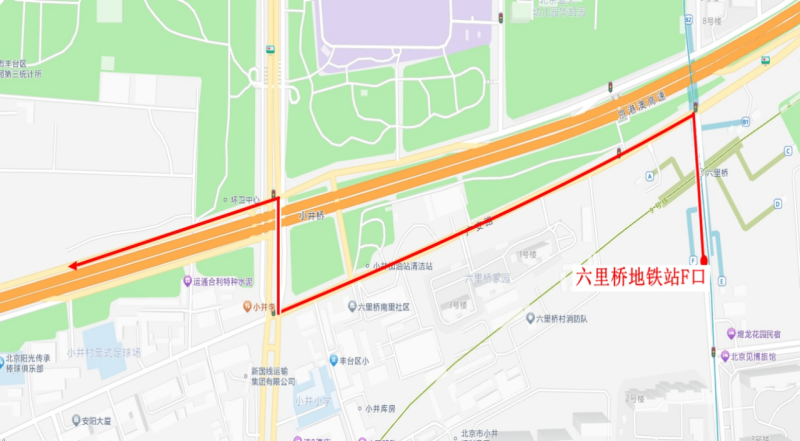 京涿通勤定制快巴出京线路走向上下站点。北京市交通委供图