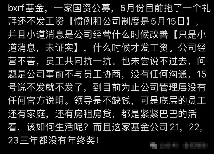 图：集会爆料北信瑞丰欠薪&nbsp; &nbsp; &nbsp; &nbsp; &nbsp; 泉源：集会