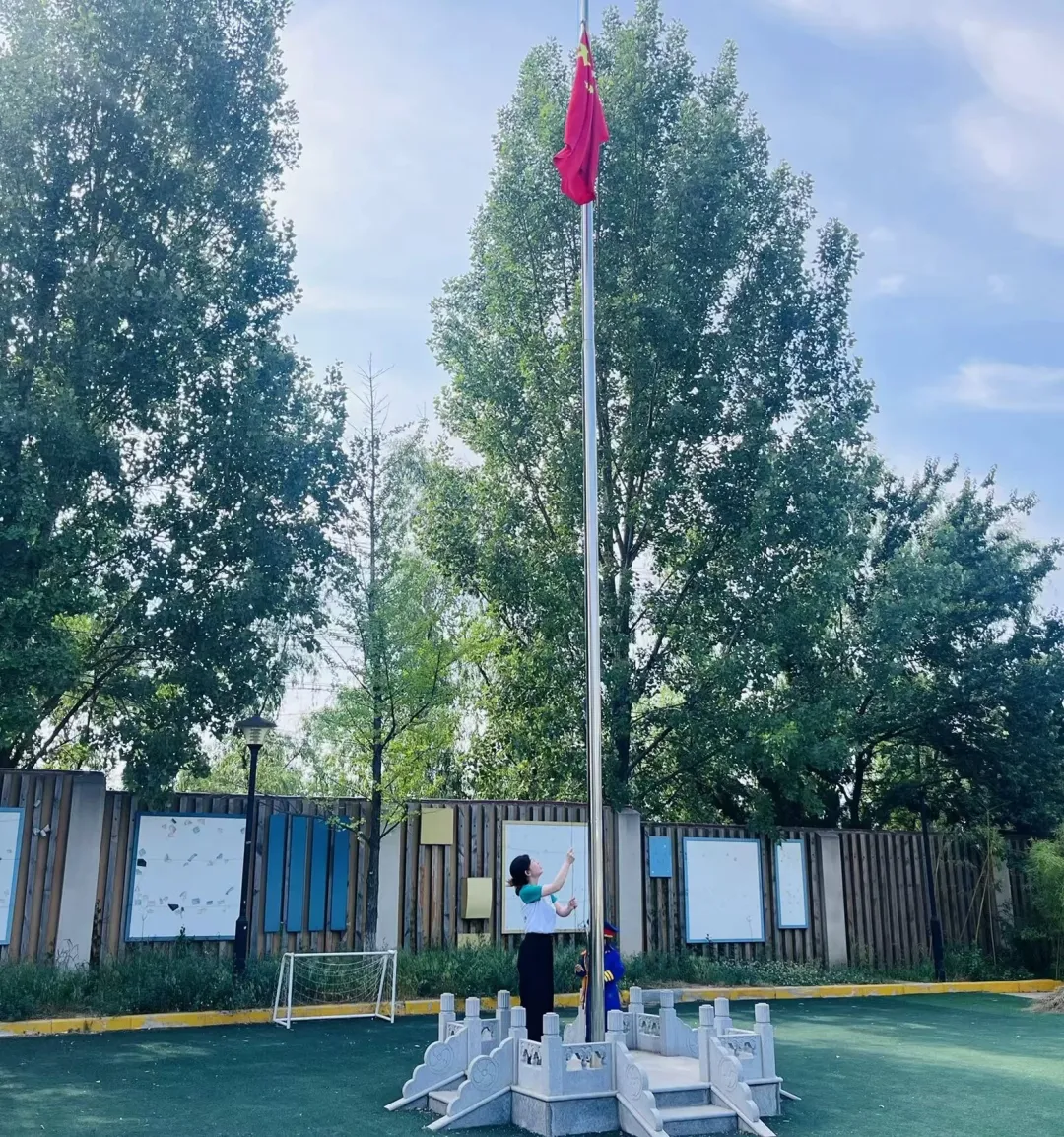 灞桥区狄寨街道第三幼儿园第十三周升旗仪式