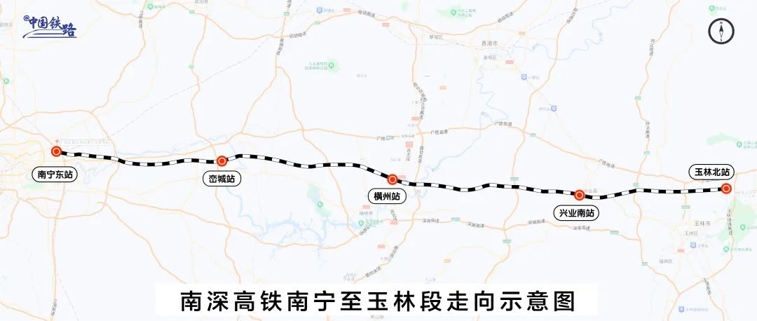 南深高铁南玉段计划年内通车!沿途4座新建高铁站也有新消息