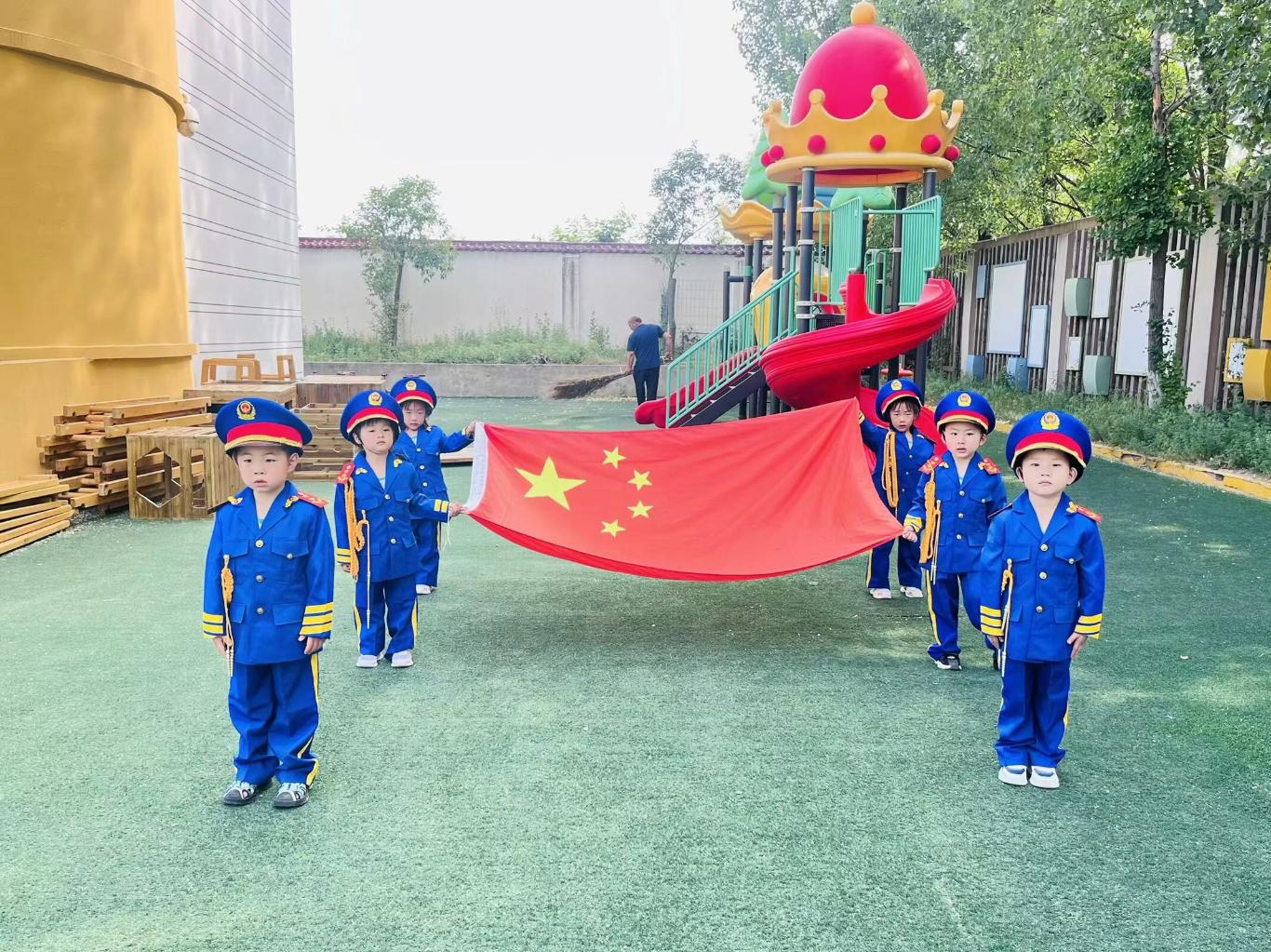 灞桥区狄寨街道第三幼儿园第十三周升旗仪式