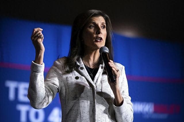 妮基·黑利(资料图)当地时间5月22日,美国前共和党总统候选人妮基 