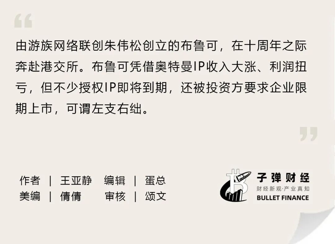 ipo雷达丨"奥特曼"托起布鲁可,朱伟松套现近2亿|布鲁_新浪财经_新浪网