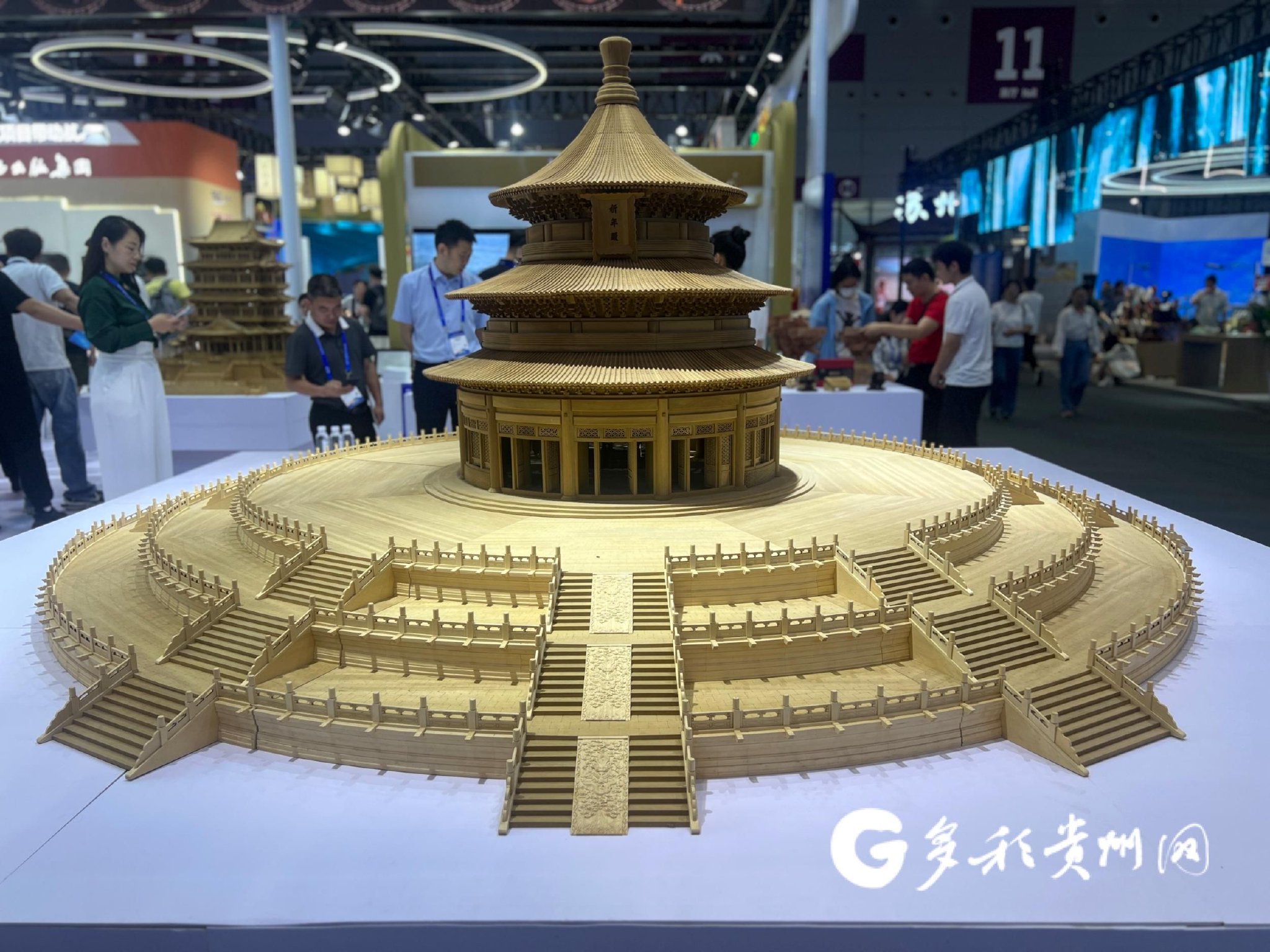 探馆文博会丨传承"样式雷"建筑文化  天坛祈年殿模型亮相