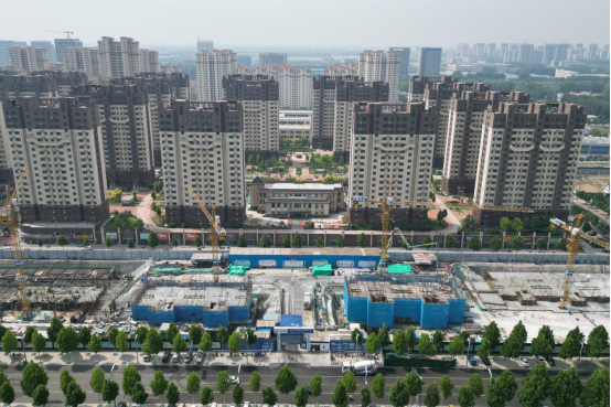 中冶天工集团聊城高新区西北片区城市更新项目工程全面冲出正负零