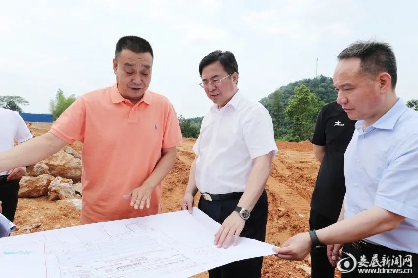 邹文辉赴娄底经开区,娄星区调研项目建设