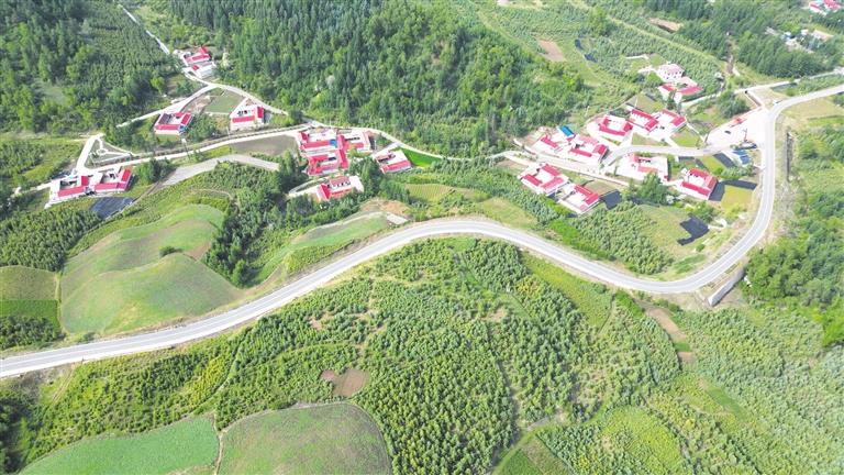 临夏州康乐县八松乡美丽乡村