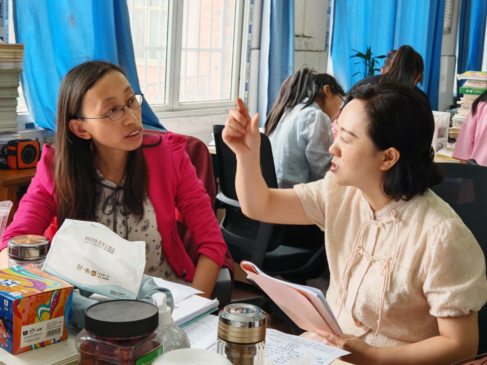 江阳区第七学区 "青蓝"互学互鉴共提升