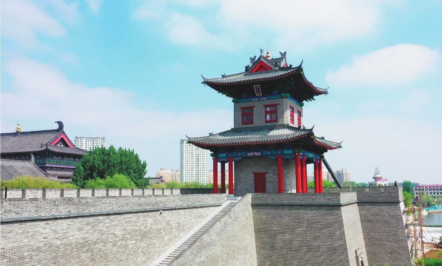 ⑤城河映雪:辽阳护城河,据《全辽志》记载,其始建于明洪武年间,它是
