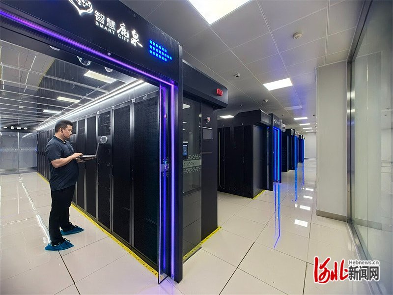 河北日报记者董昌摄5月23日,在位于石家庄市鹿泉区的石家庄人工智能