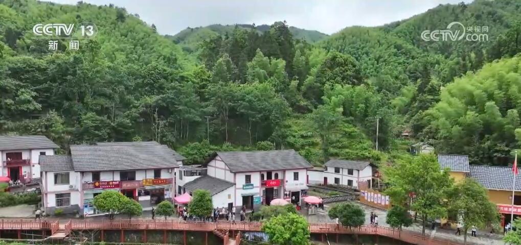 神山村的人气越来越旺,客流量去年一年达到30多万人次,常住人口也从