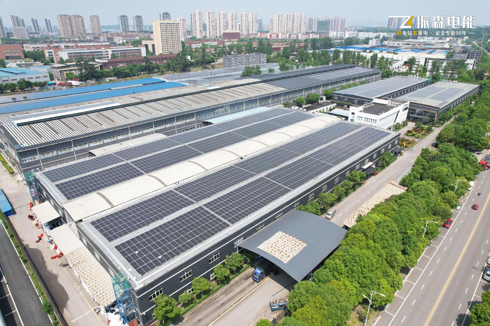 86兆瓦!振森电能"渝,鄂,粤"光伏项目集中并网发电