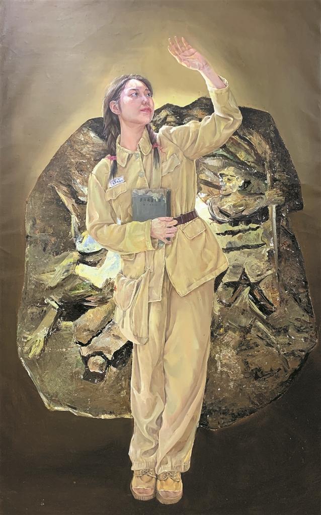 丹青多彩画巾帼 妙笔无言寄深情