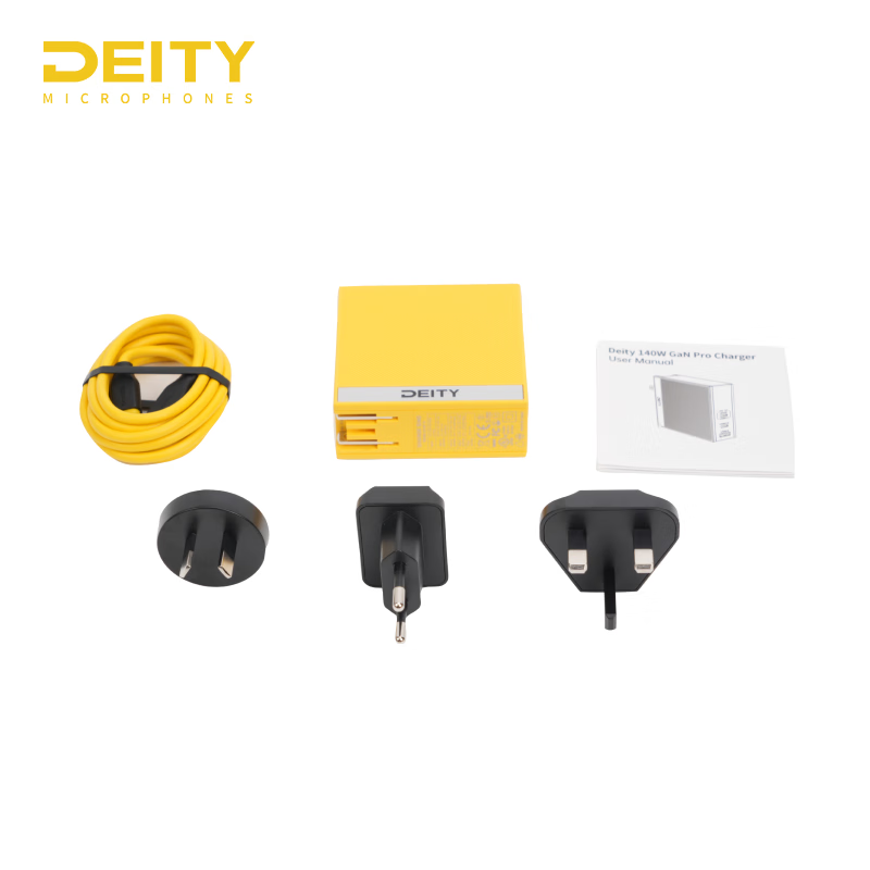 deity 谛听 × 闪极定制版 140 w 氮化镓超级快充发布:1a2c 接口,到手
