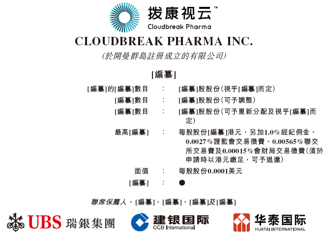 眼科生物科技公司「拨康视云」,递交招股书,拟香港