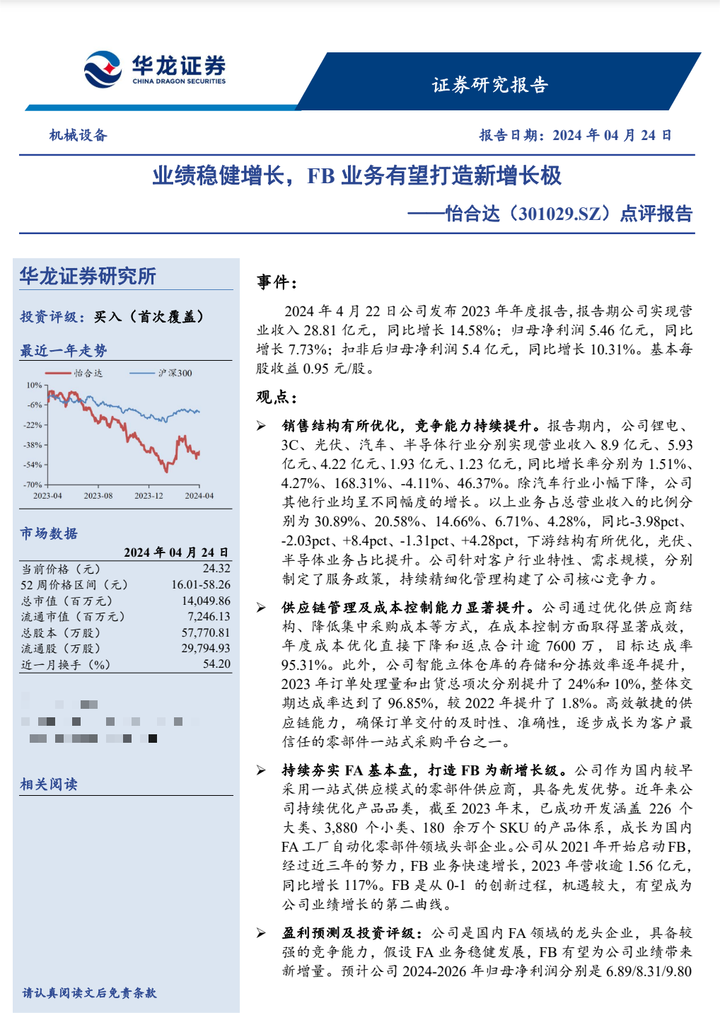 调研汇总:睿远,景顺长城,嘉实等103家明星机构调研鼎泰高科!