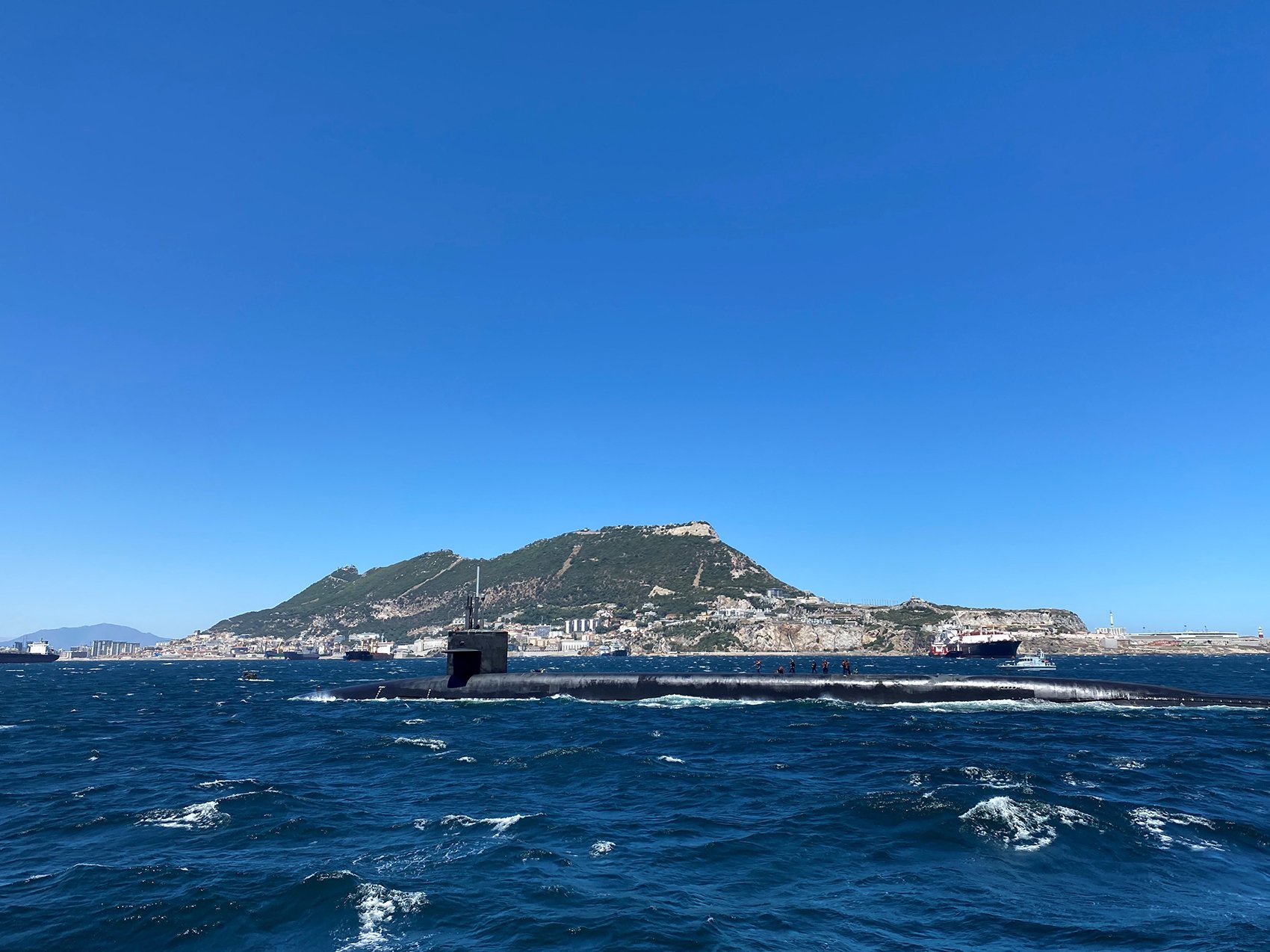 美国海军俄亥俄级弹道导弹核潜艇“阿拉斯加”号 图片来源:视觉中国 (图文无关)