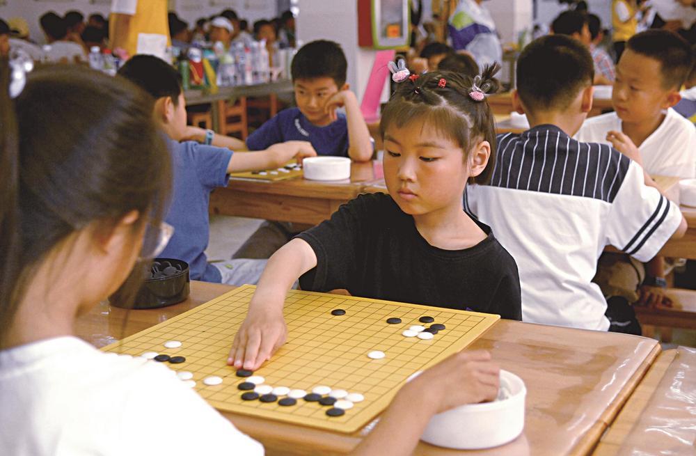 我市举办第二届 未成年人围棋大赛