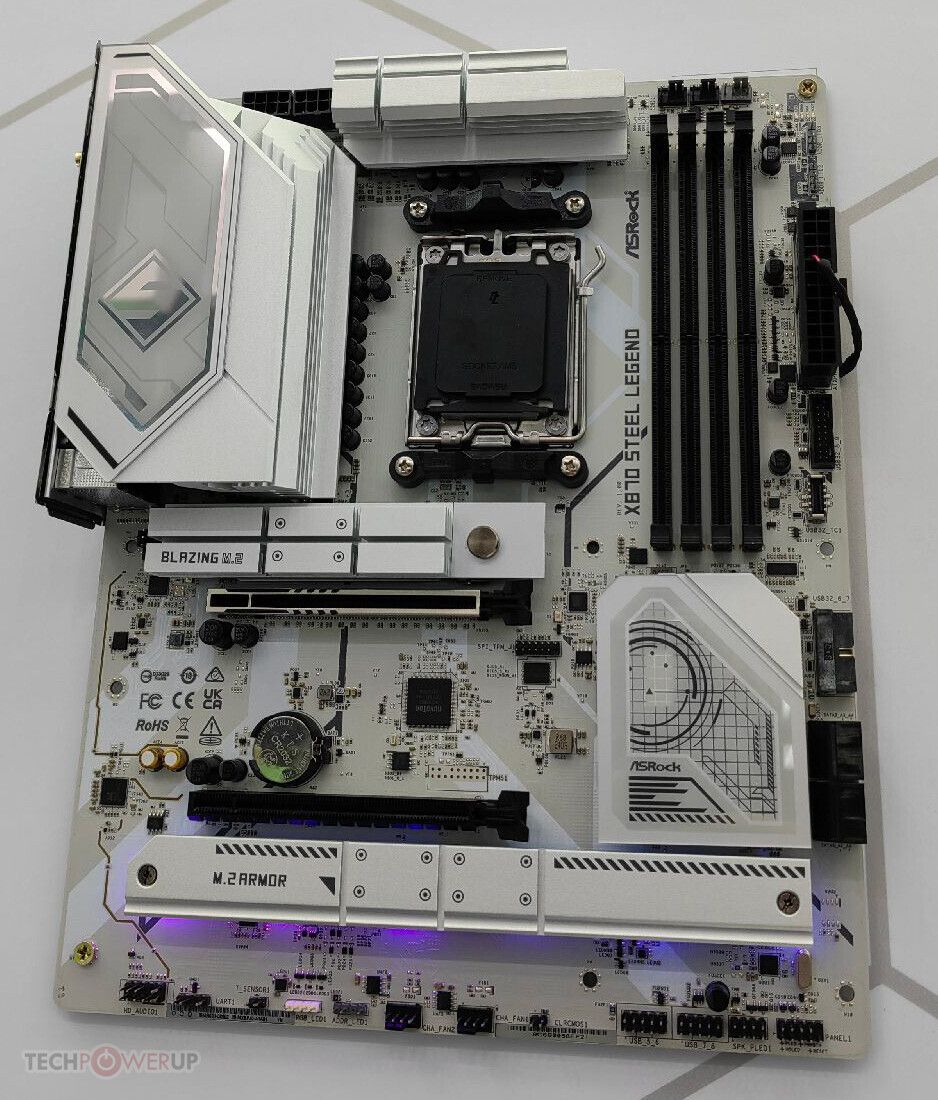 适用于 amd zen 5 处理器,华擎 x870 / x870e 系列主板全阵容亮相