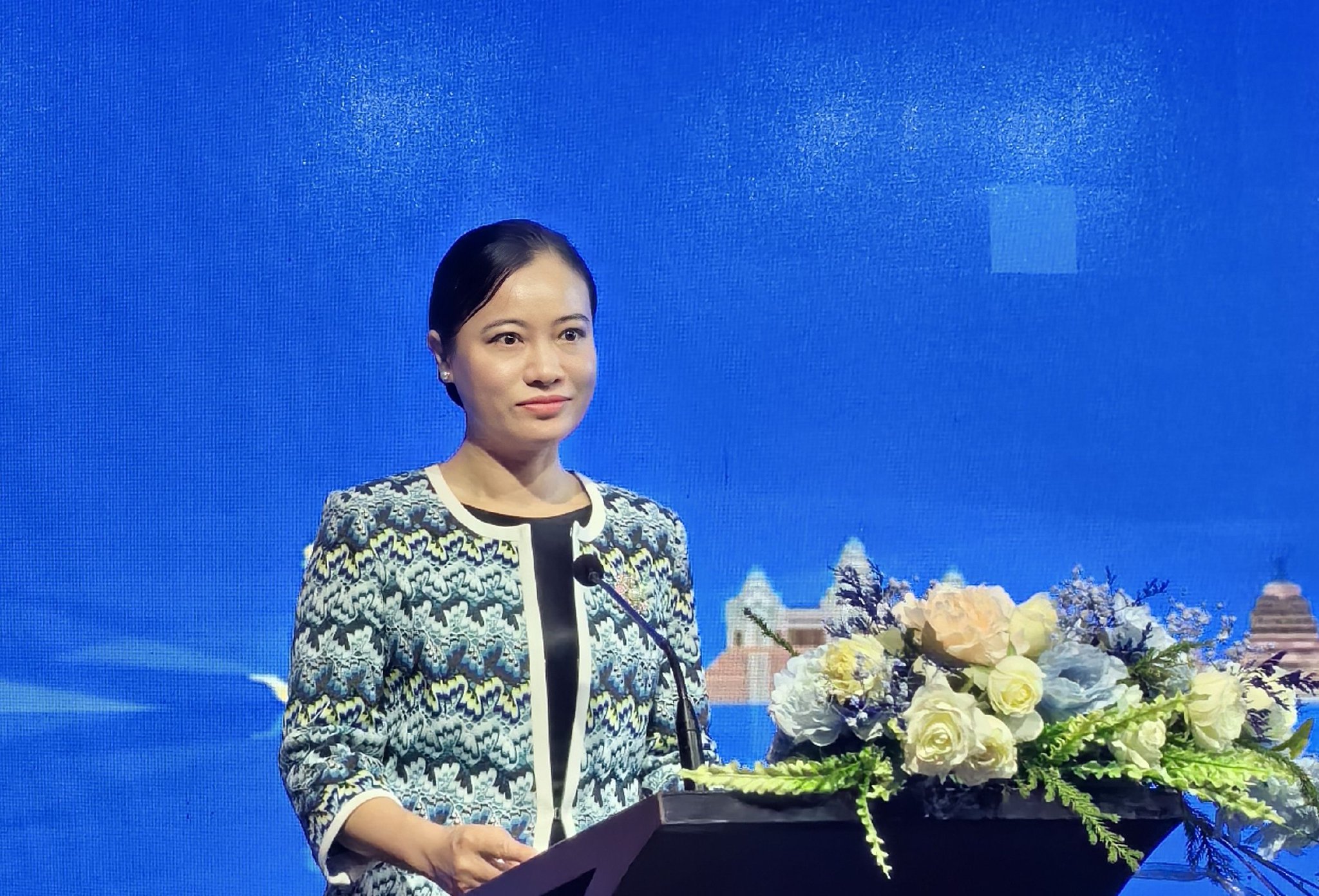 中国—东盟博览会秘书处秘书长韦朝晖,中国驻缅甸使馆欧阳道冰参赞