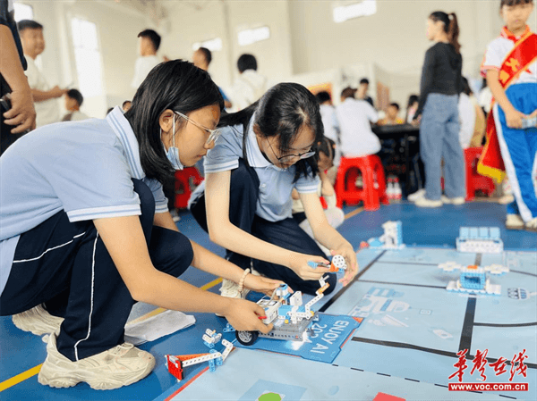 "机"智少年 决胜"锂"城  2024年临武县青少年机器人竞赛举行