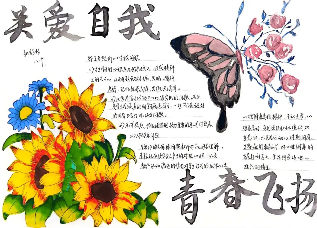 西安市远东第二中学2024年心理健康手抄报大赛获奖名单来啦