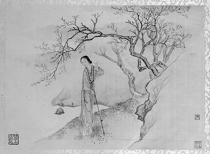 "由是,"阆苑仙葩"林黛玉的《葬花吟》成为绝响,"美玉无瑕"贾宝玉是