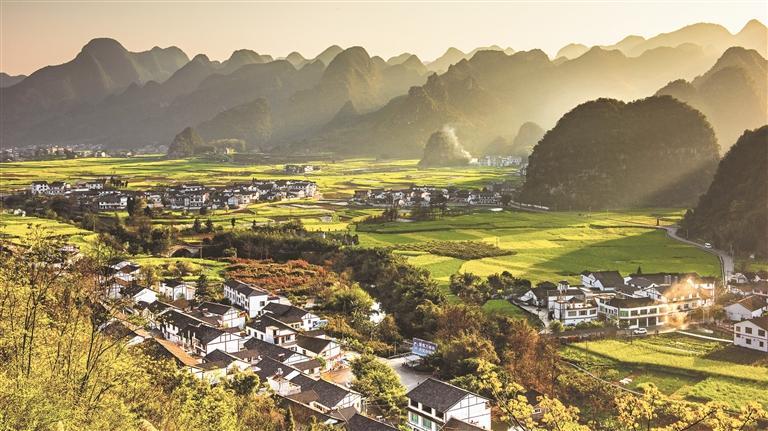 生态优美的兴义市纳灰村.