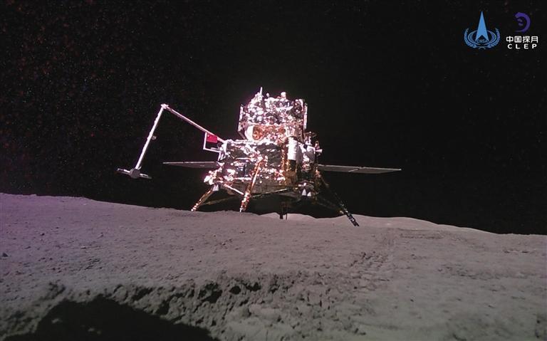 新华社发(国家航天局供图)新华社北京6月4日电 月背"挖宝"顺利结束