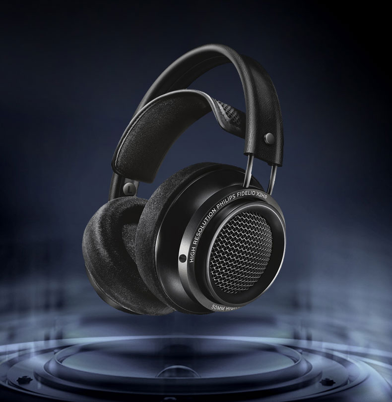 50mm 钕制单元:飞利浦 x2hr 开放式头戴耳机京东 623 元清仓