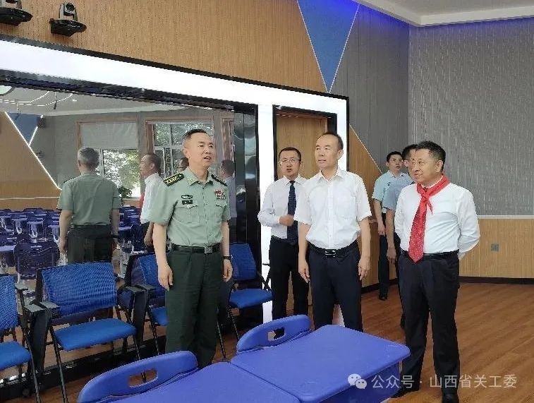 5月31日上午,朔州市委常委,朔州军分区政委马杰,副市长田东,市关工委