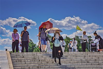 新京报记者 王远征 摄6月8日至14日,我国北方2024年以来最强高温将
