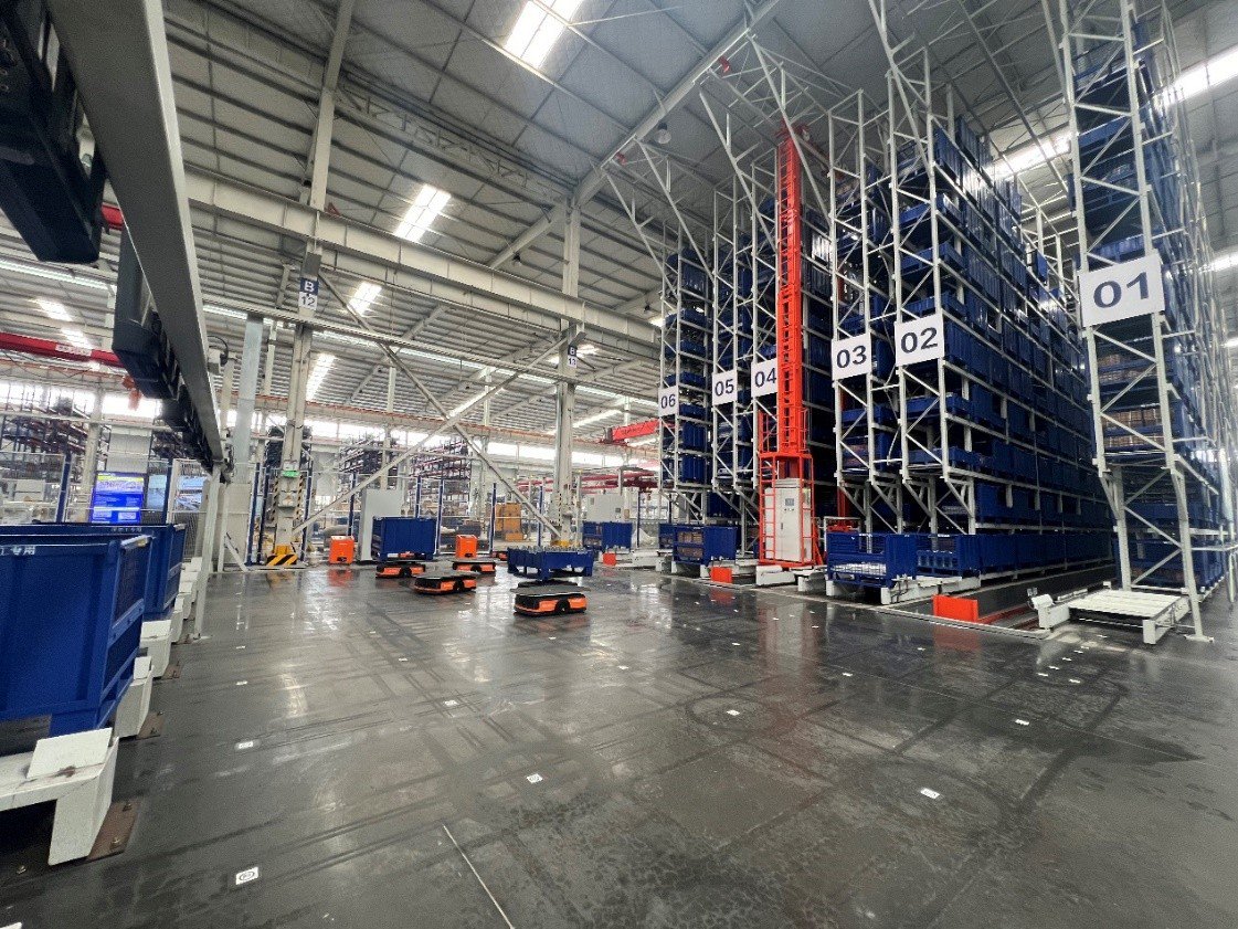 图注:科达制造深加工车间智能立库