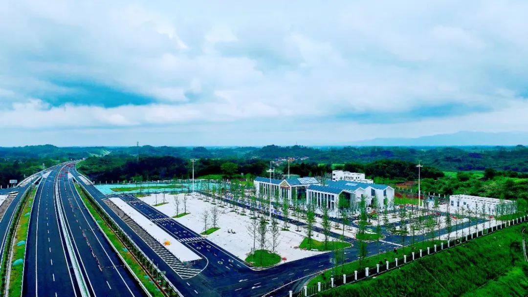 坪田银杏森林服务区.