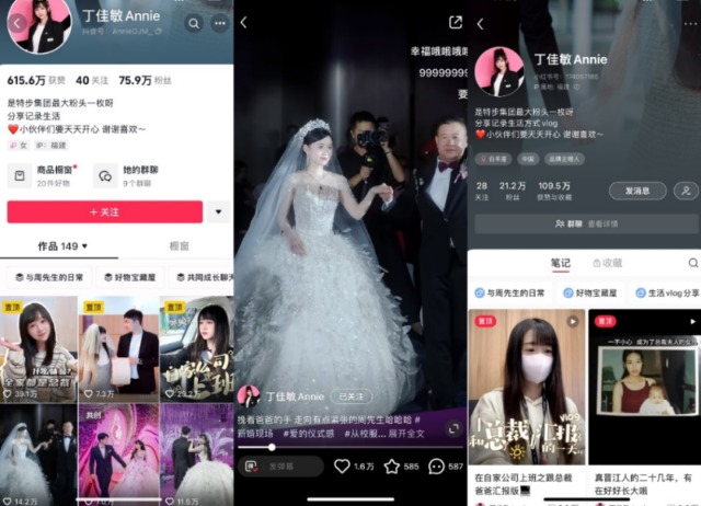 图片来源:截自丁佳敏小红书及抖音总的来说,短视频平台的流行为企业家