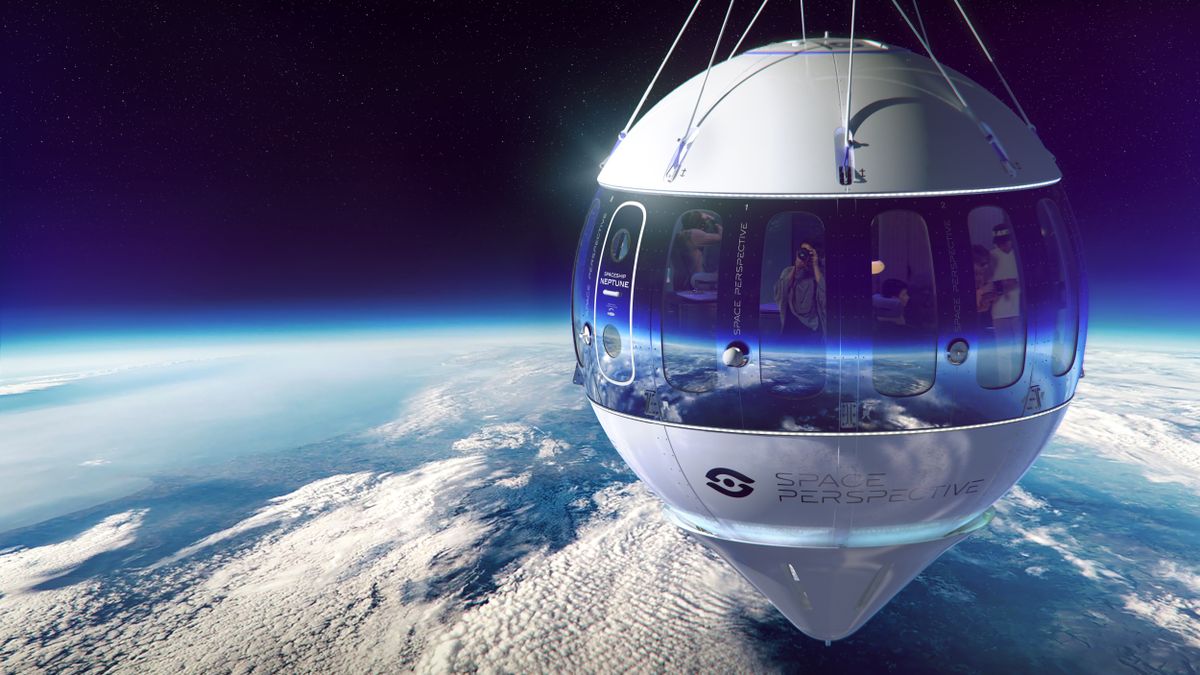 海王星号宇宙飞船的太空之旅效果图图片来源：Space Perspective
