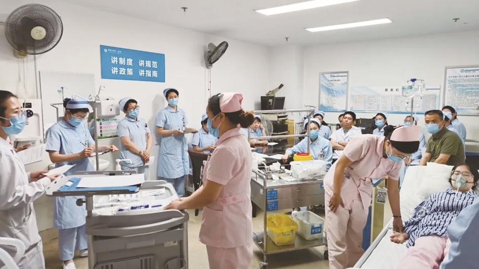 邯郸市第一医院 举办护理应急预案演练比赛