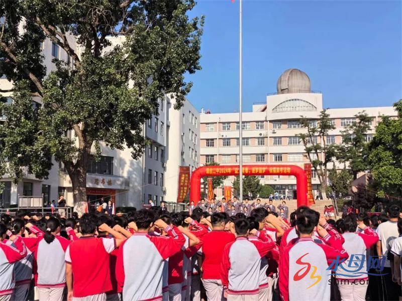 烟台二中芝罘校区高三年级高考系列祝福,感恩活动