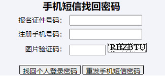 在考生登录页面,输入证件号码,登录密码,手机短信密码,图片验证码