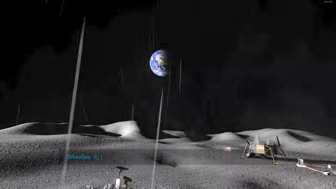 地球和美国旗子.